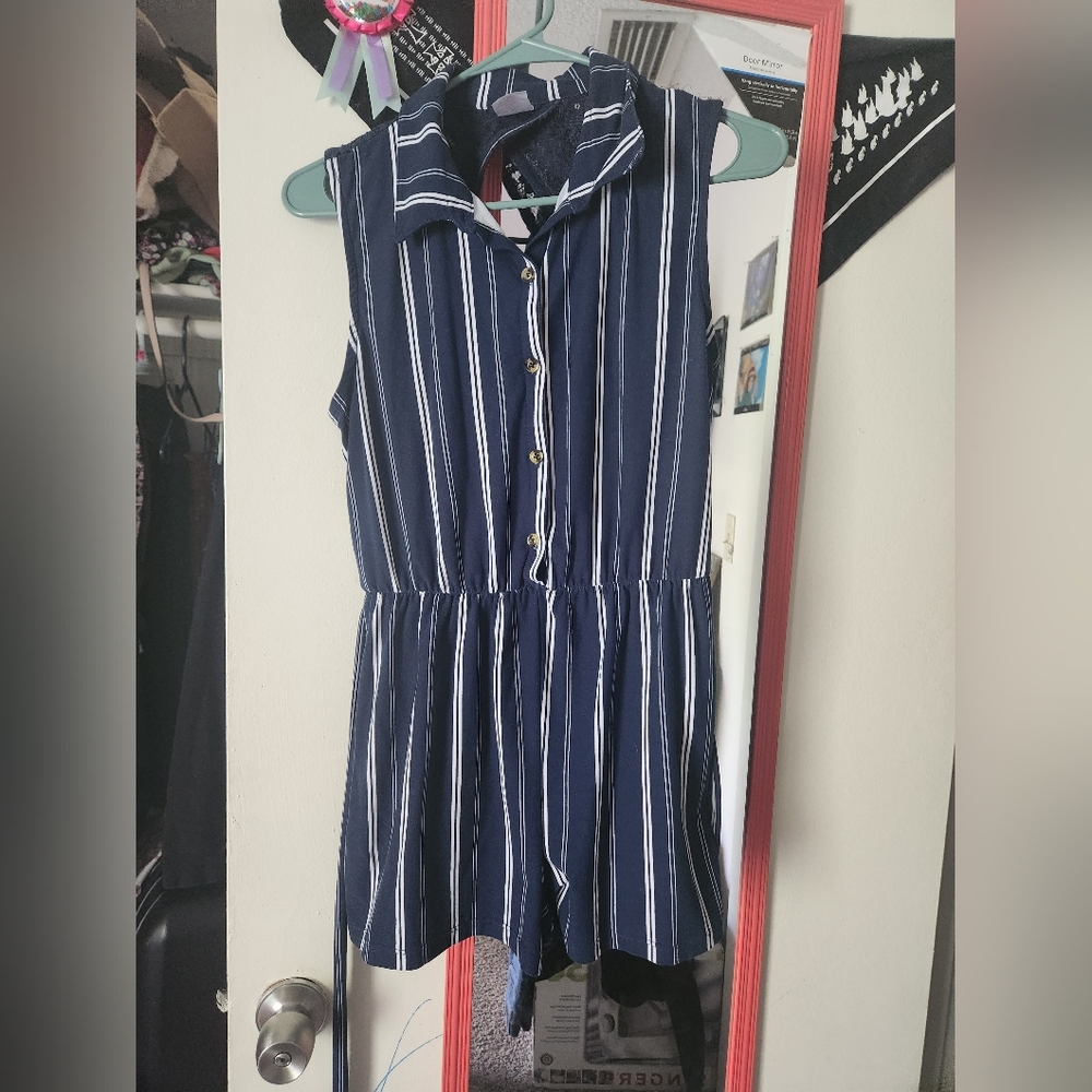 Blue Romper